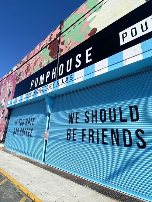Pumphouse, Cafe Roastery and Lab in the Warehouse District in West Palm Beach